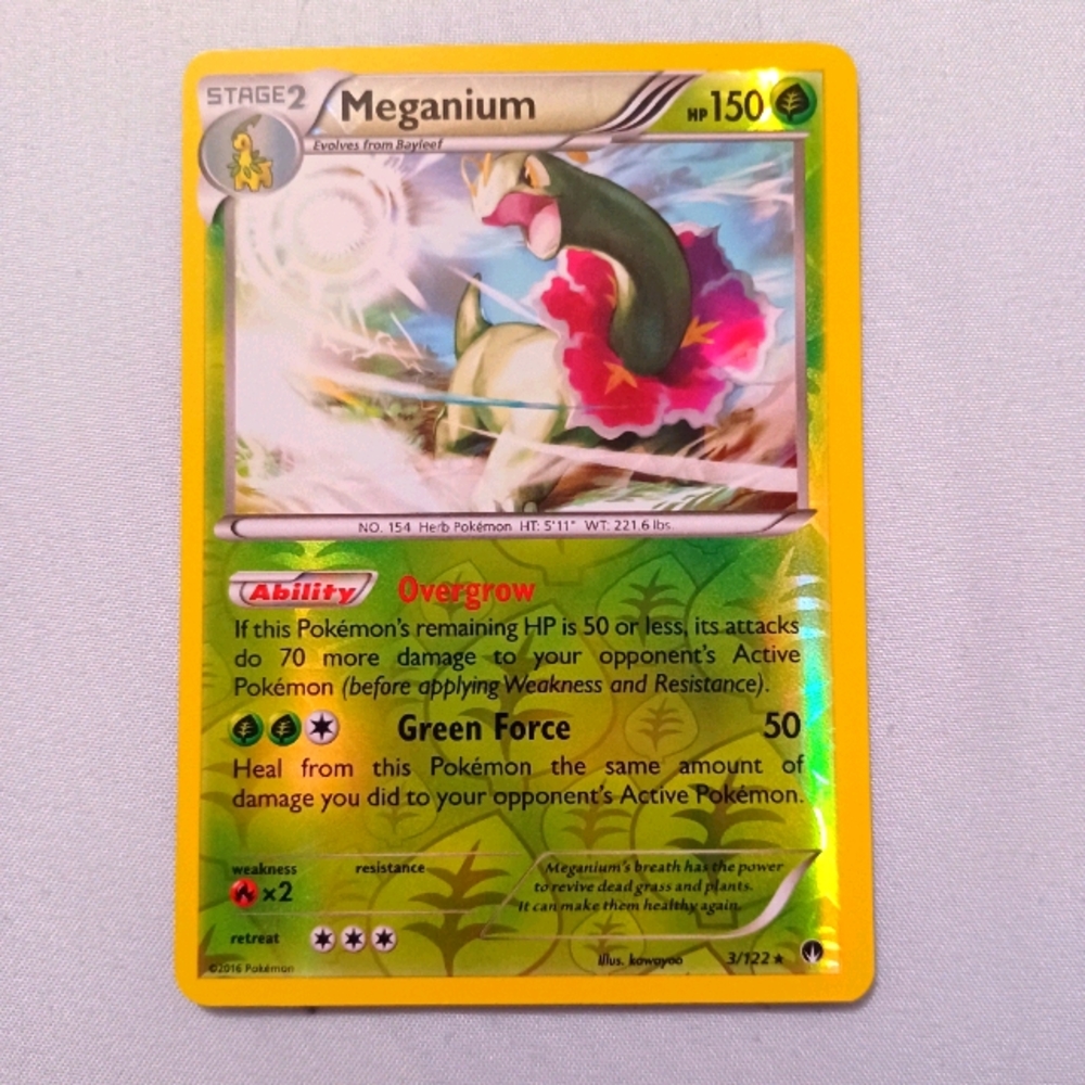 Meganium Pokémon Card